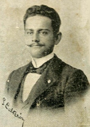 Anastasio Alfaro en su juventud